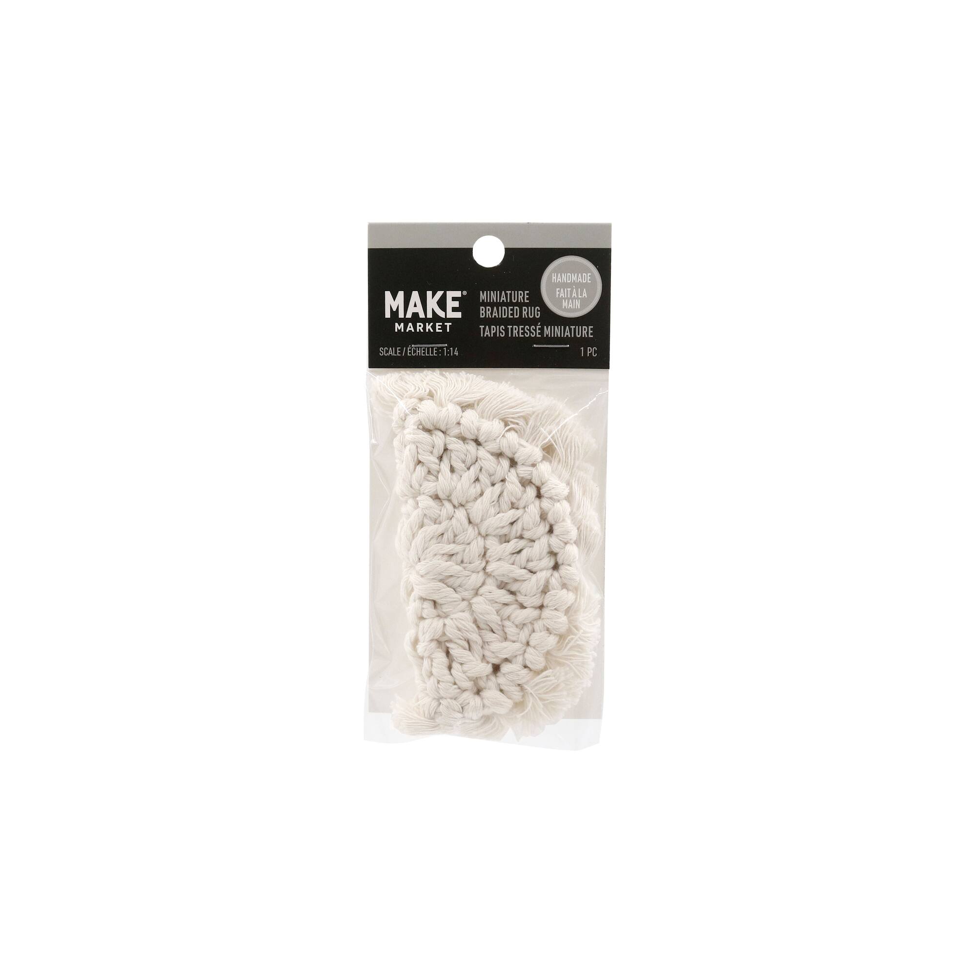 Mini Ivory Braided Rug by Make Market®